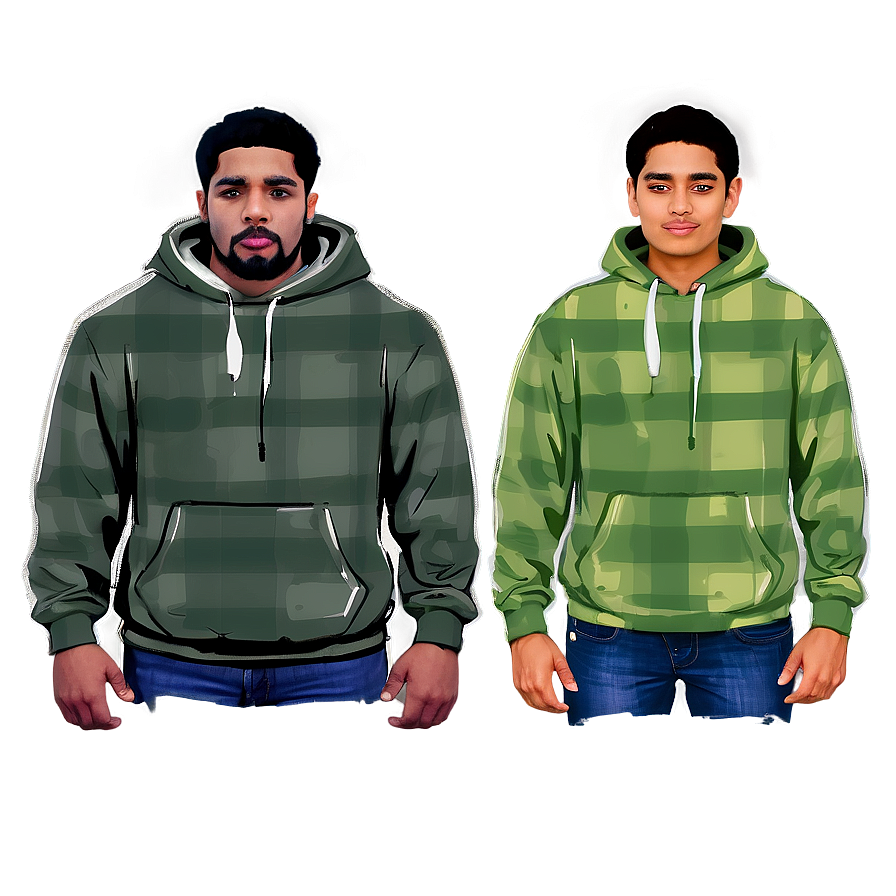 Pullover Sweatshirt Sketch Png 06132024 PNG image