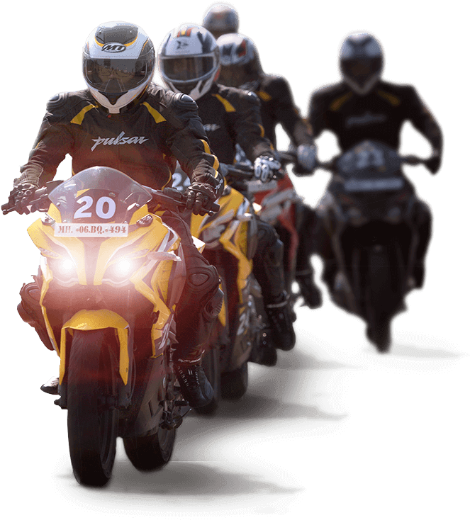 Pulsar Motorcycle Racing Team PNG image