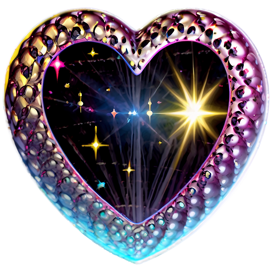 Pulsating Stardust Heart Png Ogx31 PNG image