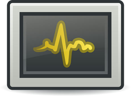 Pulse Graph Icon PNG image