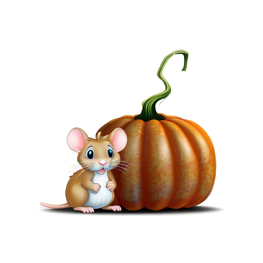 Pumpkin And Mouse Png Whv PNG image