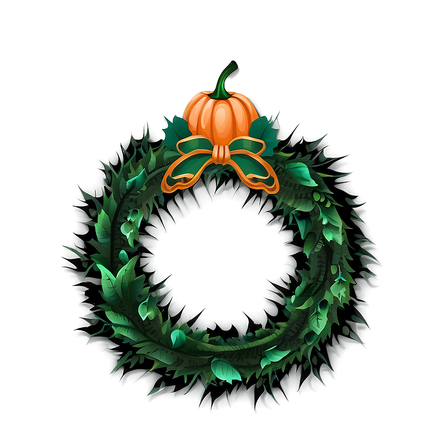 Pumpkin And Spice Wreath Png 49 PNG image