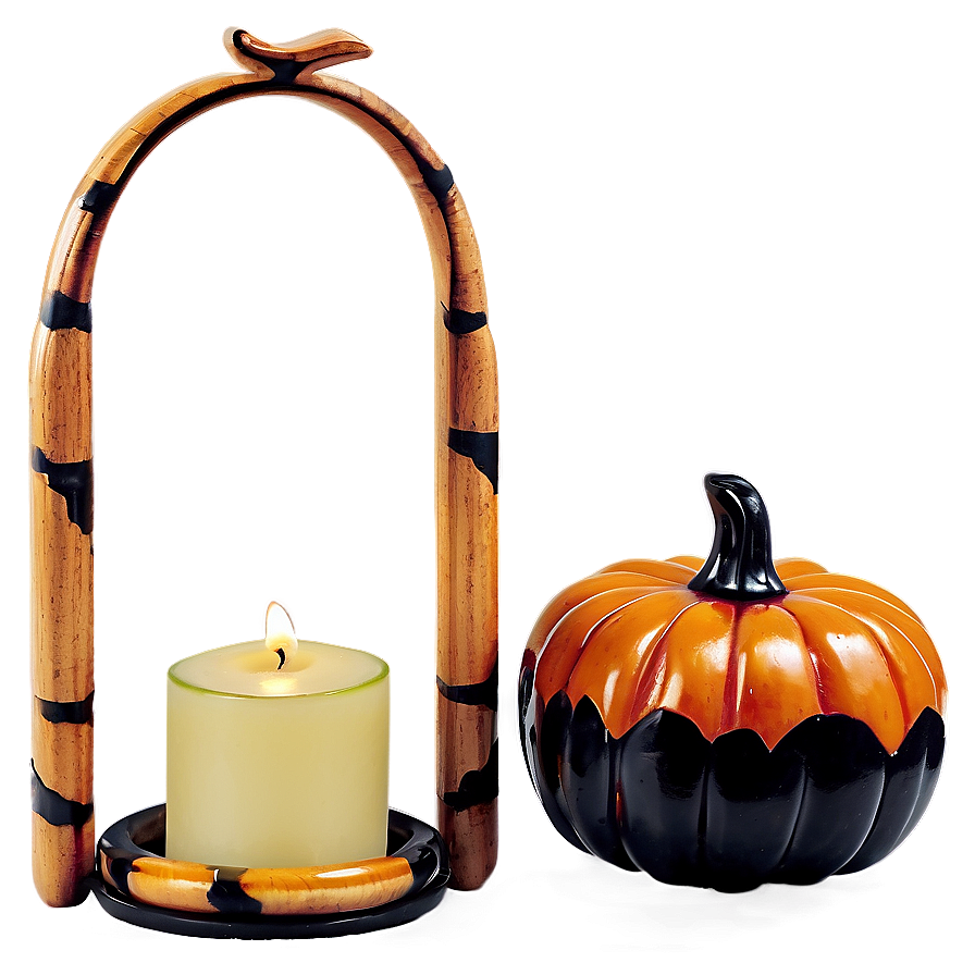 Pumpkin Candle Holder Png 25 PNG image