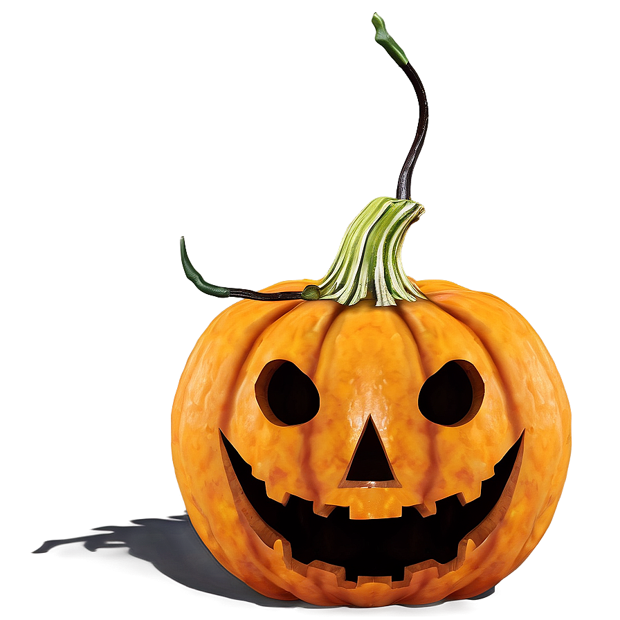 Pumpkin Face With Horns Png 06132024 PNG image