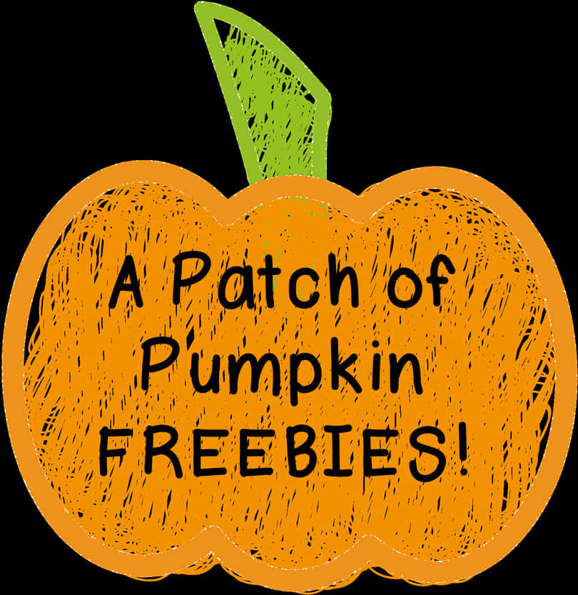 Pumpkin Freebies Graphic PNG image