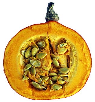 Pumpkin Halvedwith Seeds.jpg PNG image