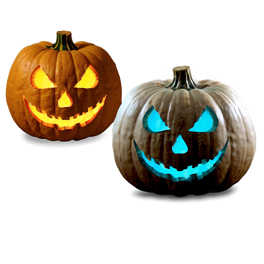 Pumpkin Head In The Dark Png 90 PNG image