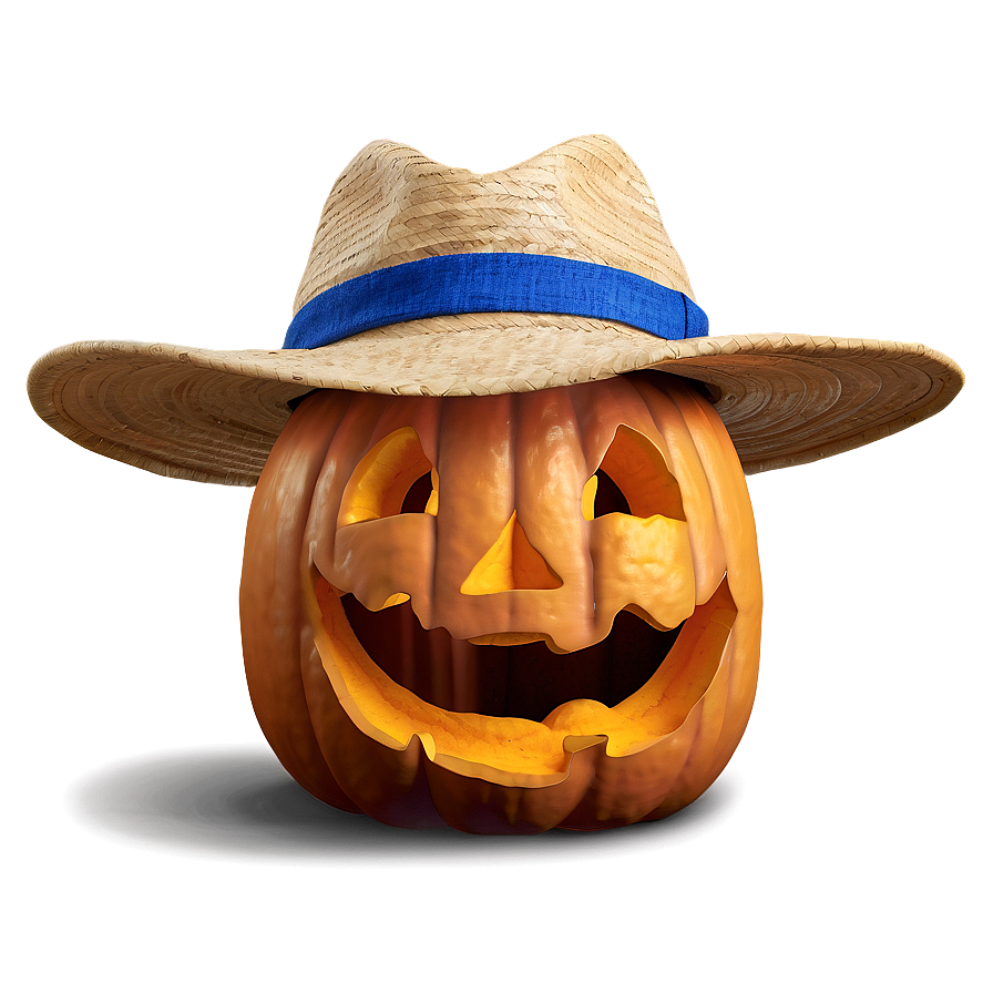 Pumpkin In A Hat Png 05242024 PNG image