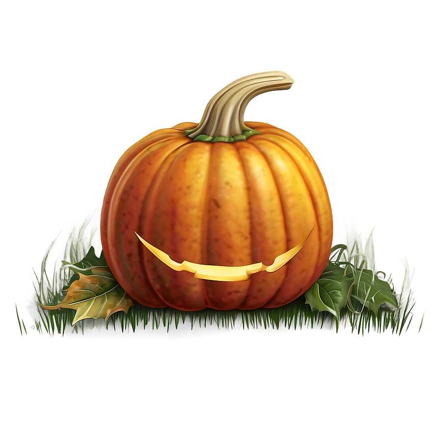 Pumpkin In The Field Png 43 PNG image