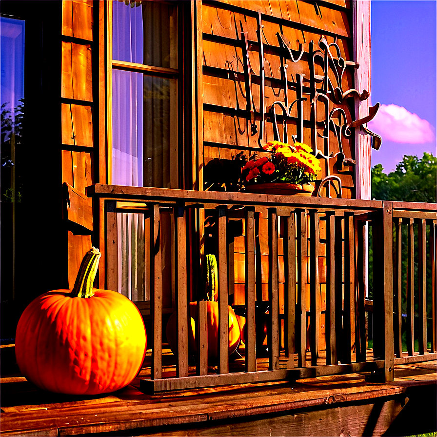 Pumpkin On Porch Png Rfl20 PNG image