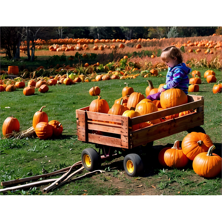 Pumpkin Patch And Wagon Ride Png 06122024 PNG image