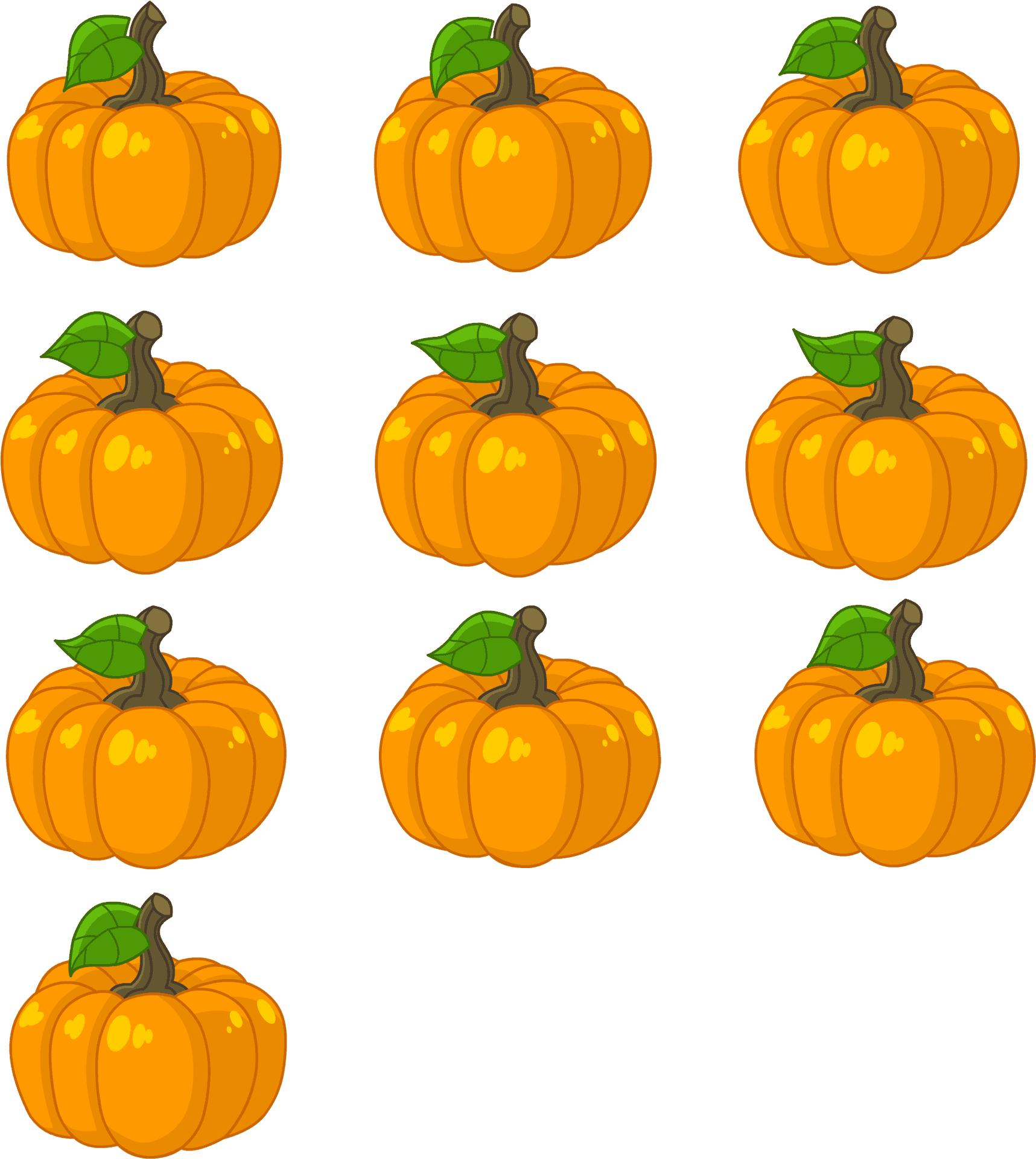 Pumpkin Pattern Background PNG image