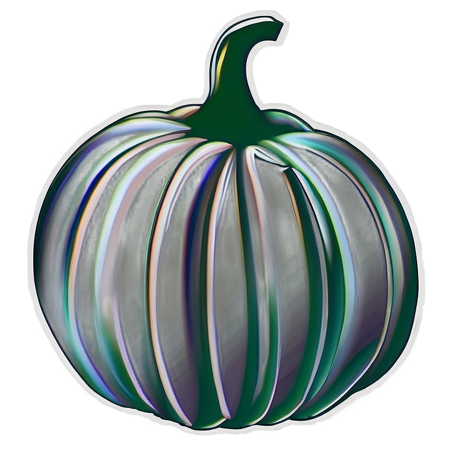 Pumpkin Silhouette D PNG image