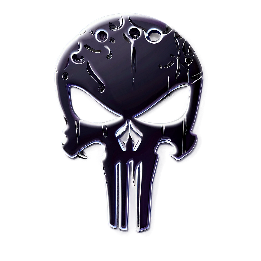 Punisher Skull Emblem Png Uvq55 PNG image