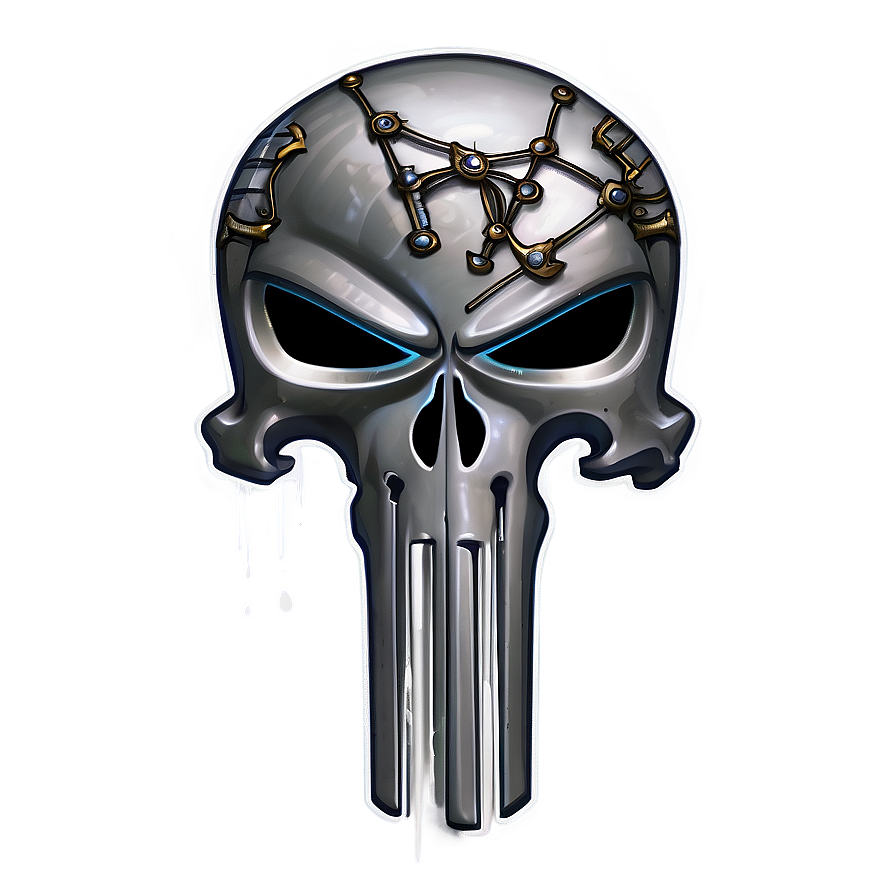 Punisher Skull In Armor Png Hnc PNG image