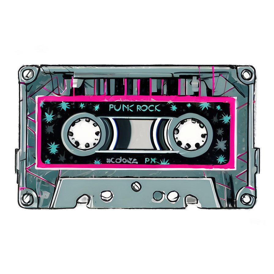 Punk Rock Cassette Tape Png 24 PNG image