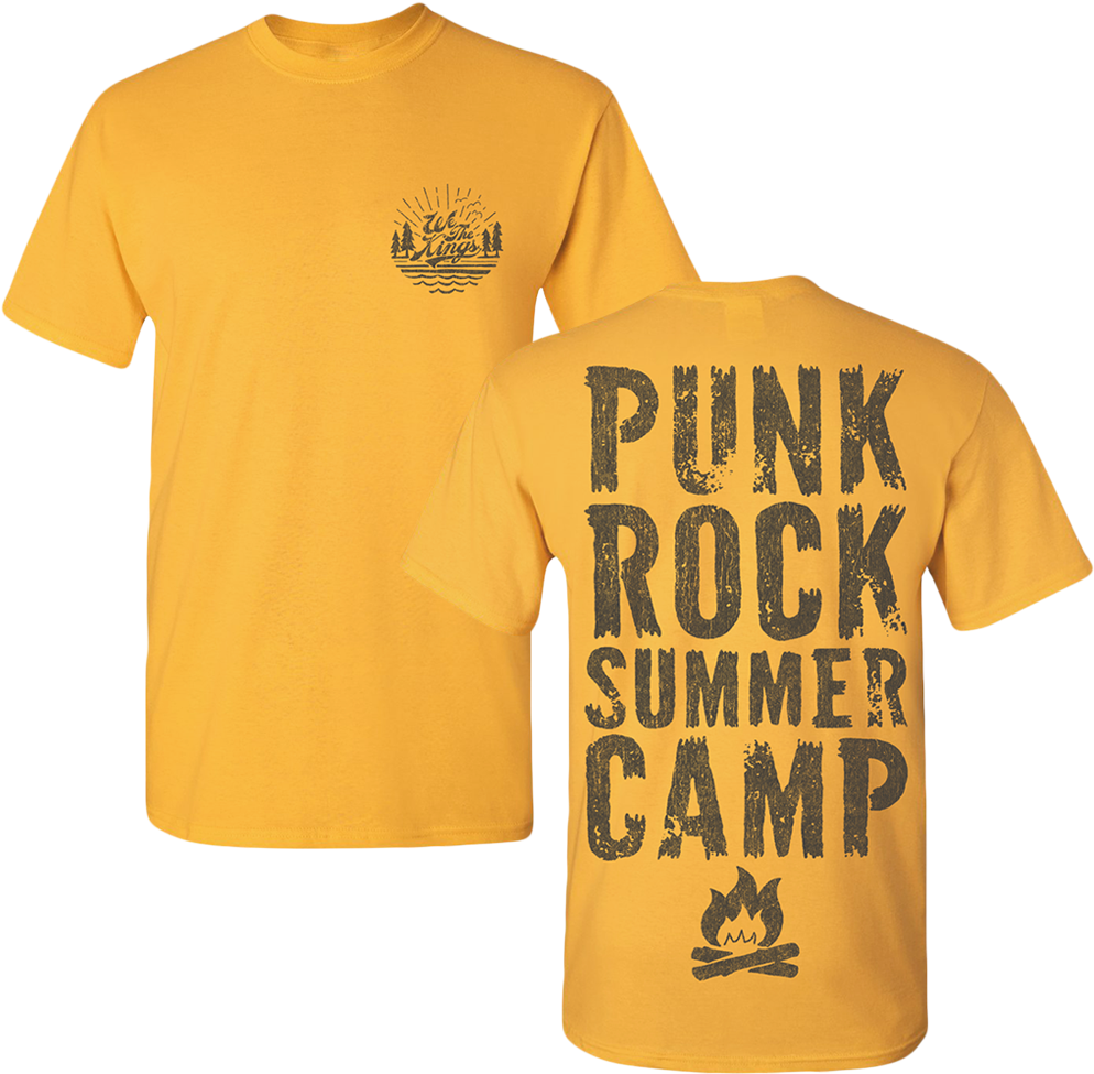 Punk Rock Summer Camp Lakers T Shirt PNG image