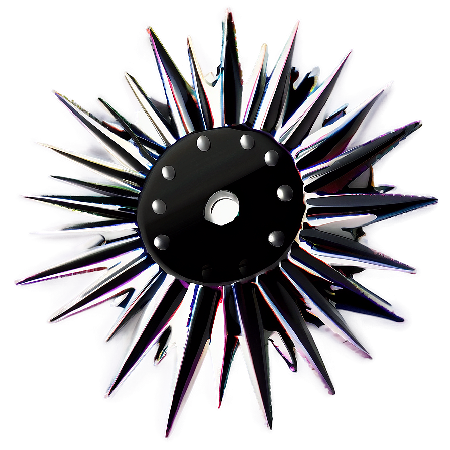 Punk Spikes Fashion Png Pdd16 PNG image