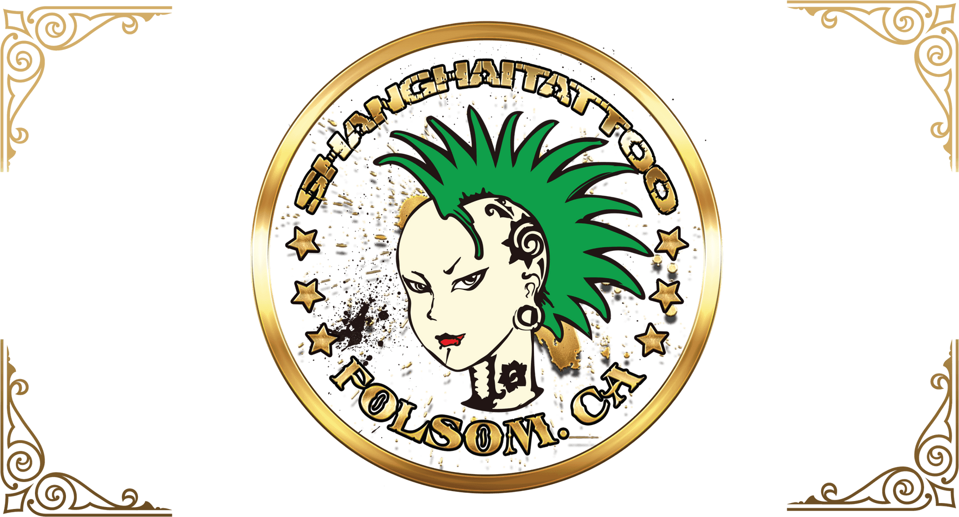 Punk Style Coin Graphic PNG image