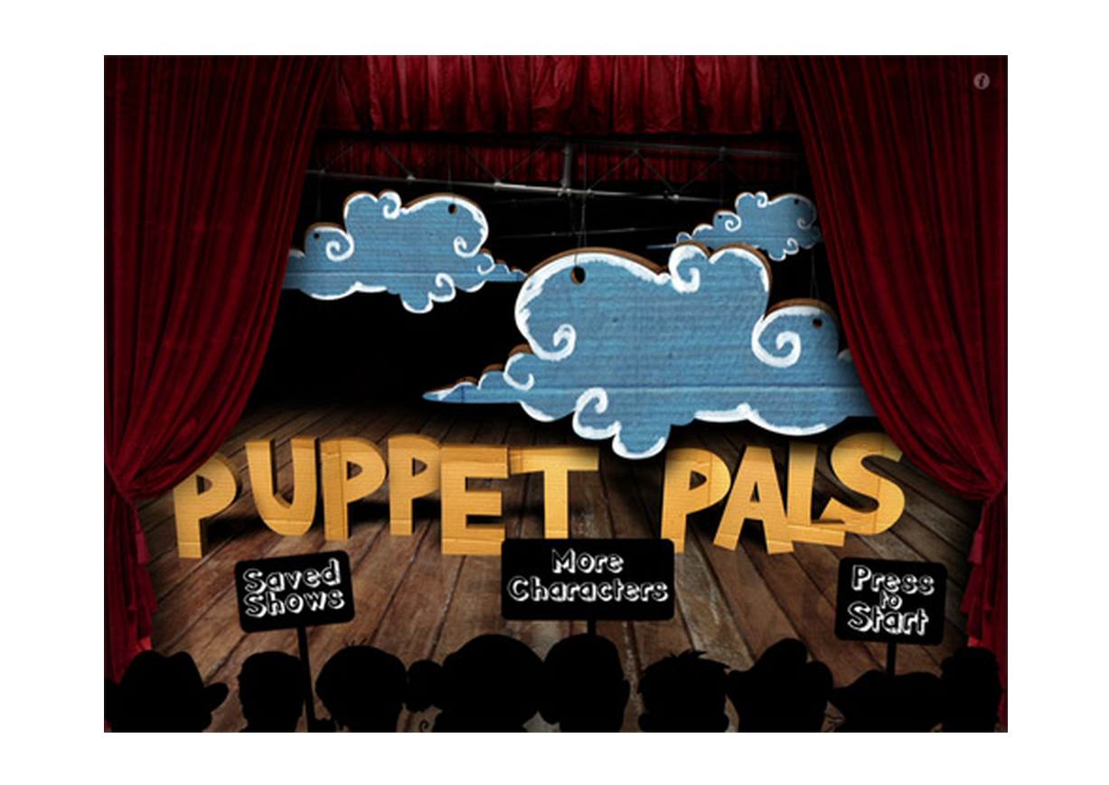 Puppet Theater Menu Screen PNG image