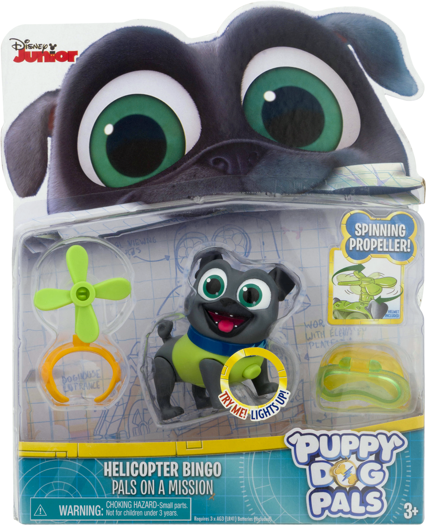 Puppy Dog Pals Helicopter Bingo Toy Packaging PNG image