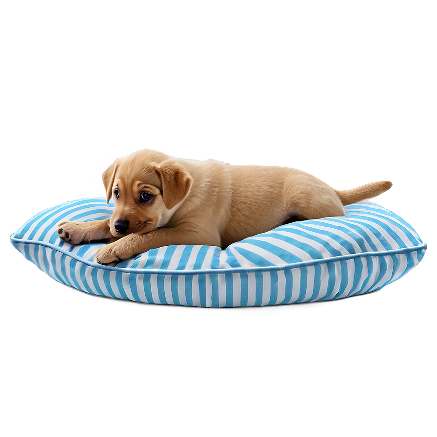 Puppy In Bed Png Mkt PNG image