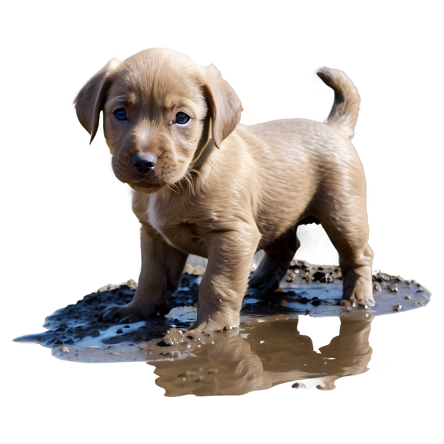 Puppy In Mud Png Vkt64 PNG image