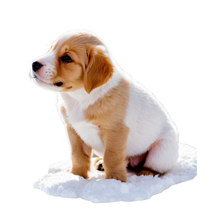 Puppy In Snow Png Amb33 PNG image