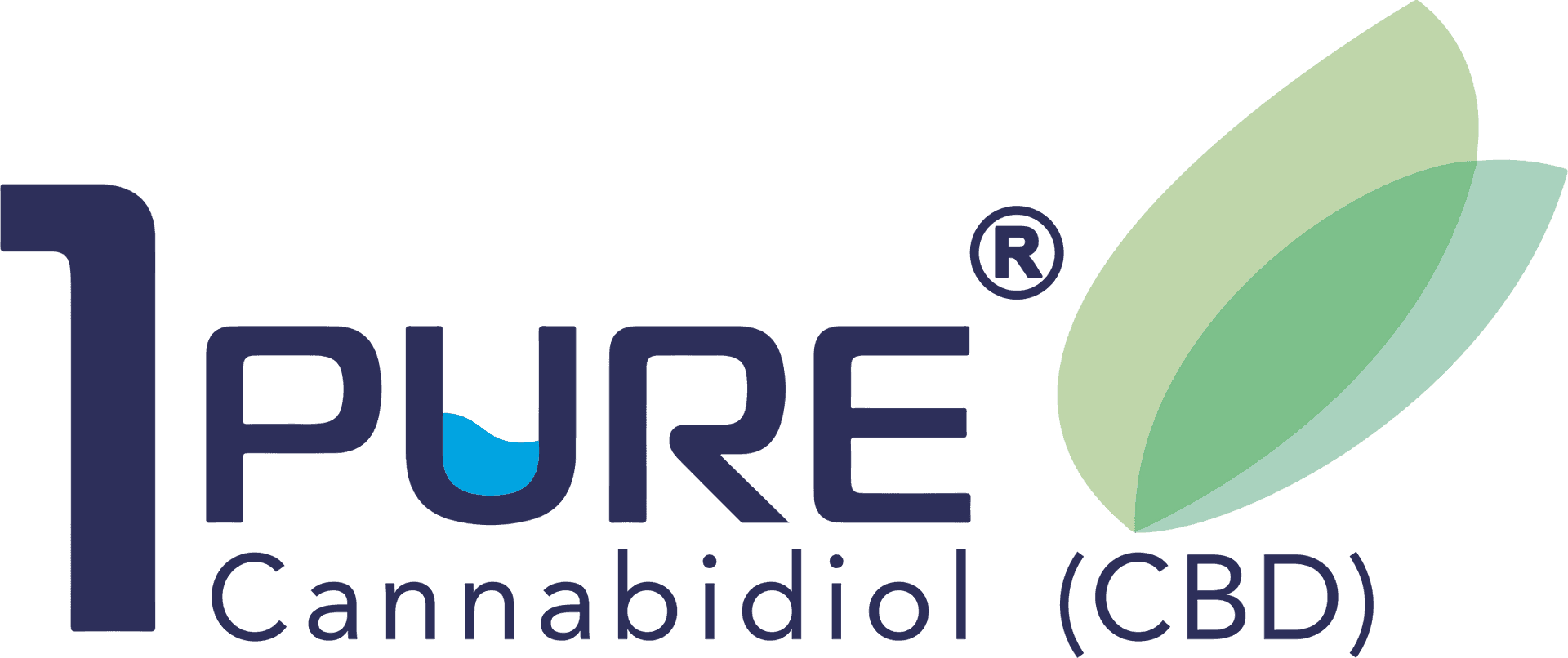 Pure C B D Logo Design PNG image