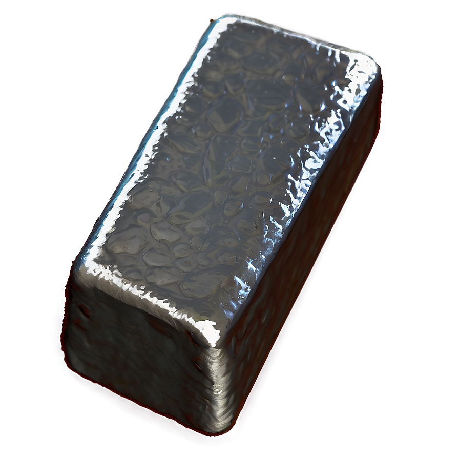 Pure Iron Ingot Png 06272024 PNG image