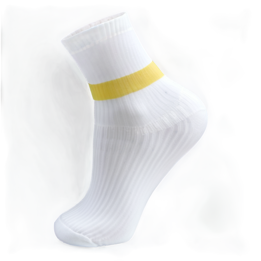 Pure White Socks Png 06272024 PNG image