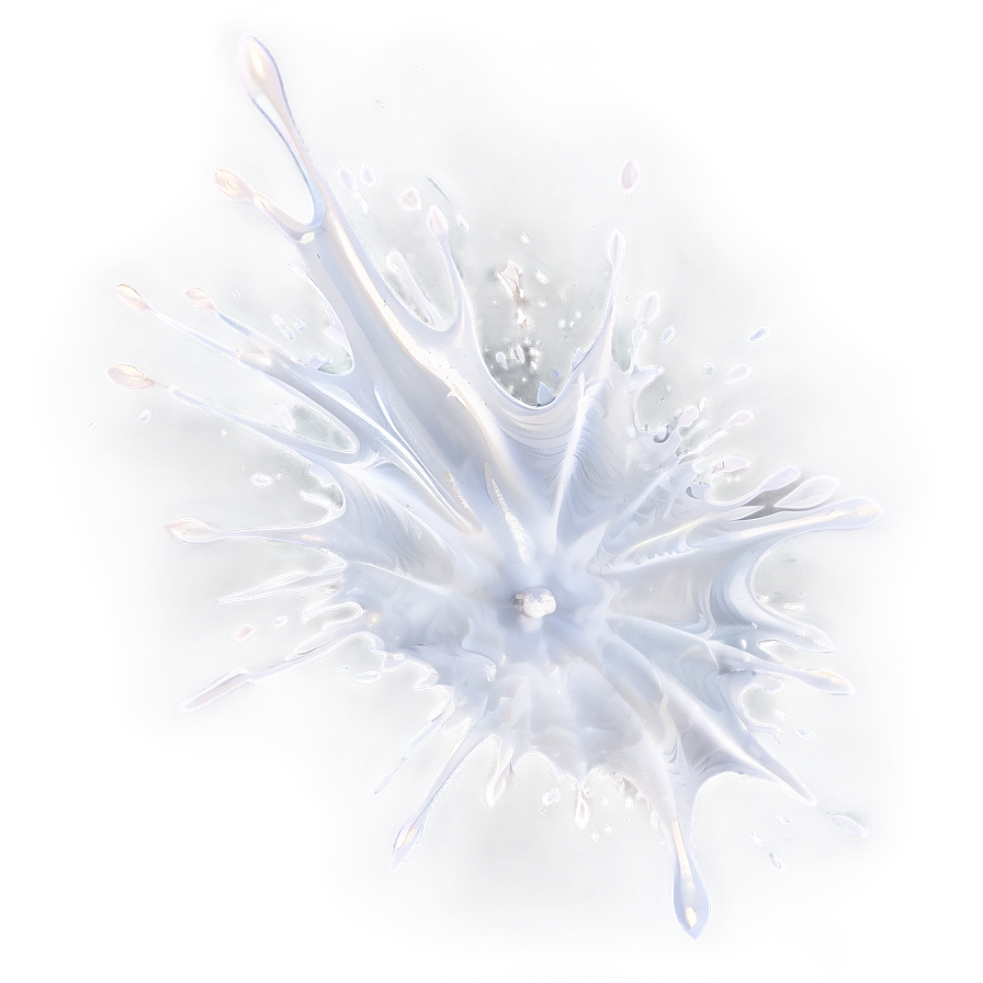 Pure White Splash Design Png 06122024 PNG image