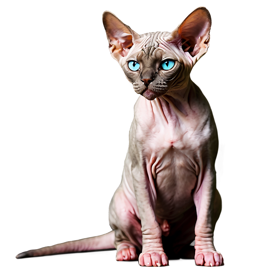 Purebred Sphynx Cat Png 06252024 PNG image