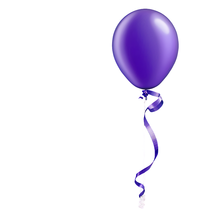 Purple Balloon Png Bxf24 PNG image