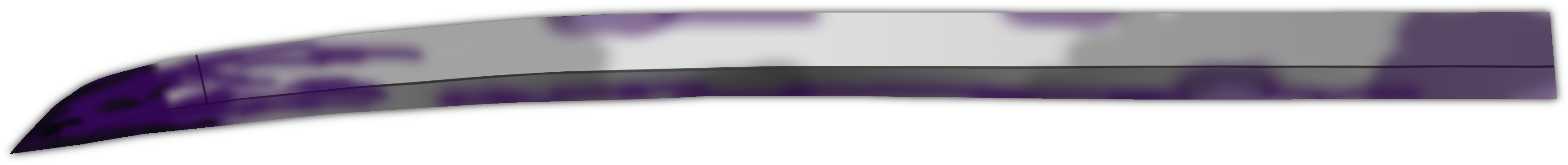 Purple Blade Katana Silhouette PNG image