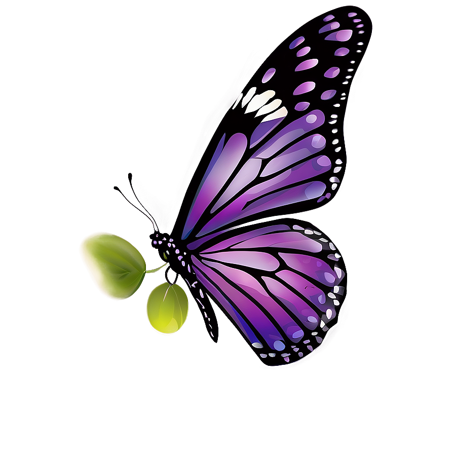 Purple Butterfly Background Png Vix2 PNG image