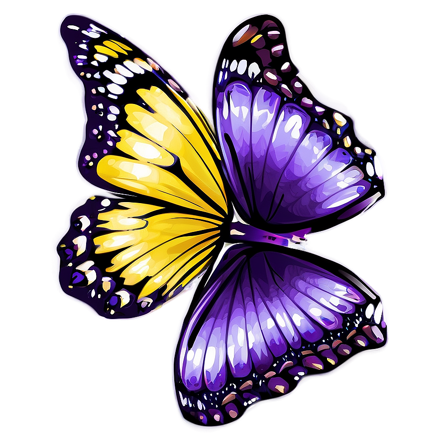 Purple Butterfly Clipart Png 05232024 PNG image