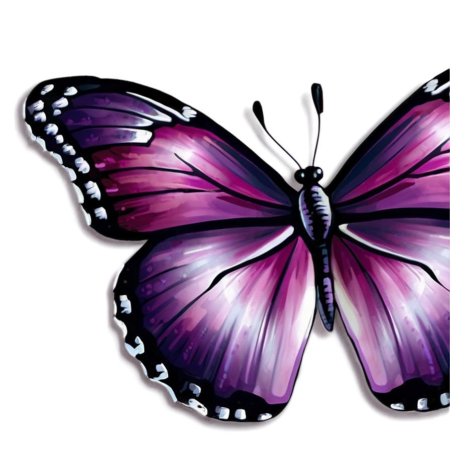 Purple Butterfly Png Ant32 PNG image