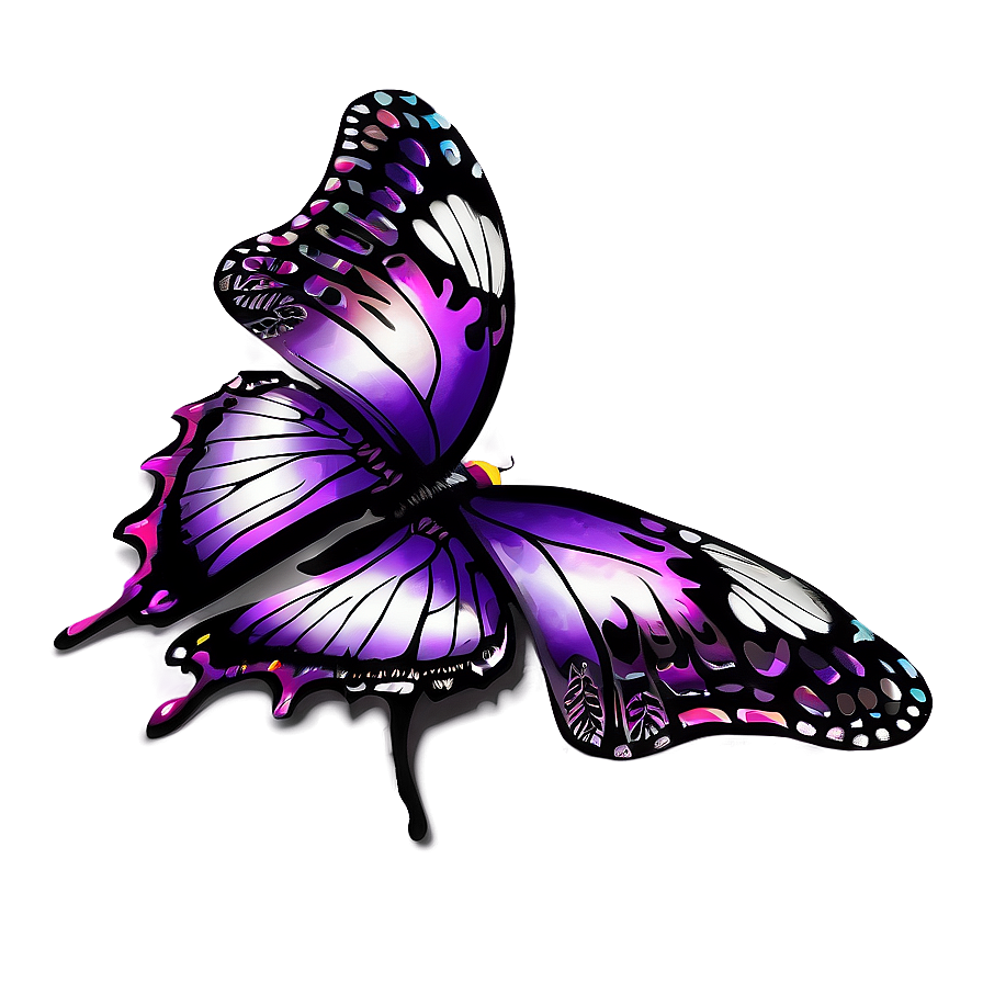 Purple Butterfly Wings Png 49 PNG image