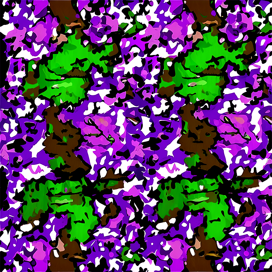 Purple Camo Fabric Png 05062024 PNG image