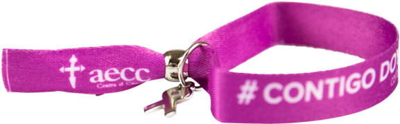 Purple Cancer Support Wristband PNG image