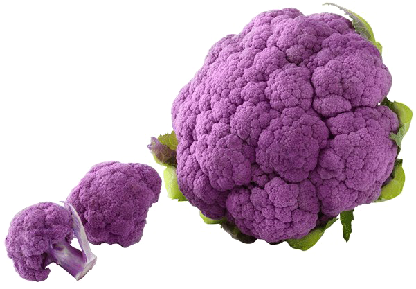 Purple Cauliflower Variety PNG image