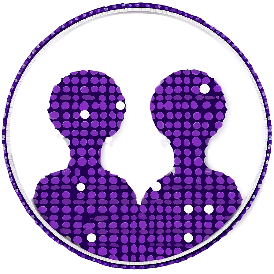 Purple Circle With Dots Png Aul PNG image