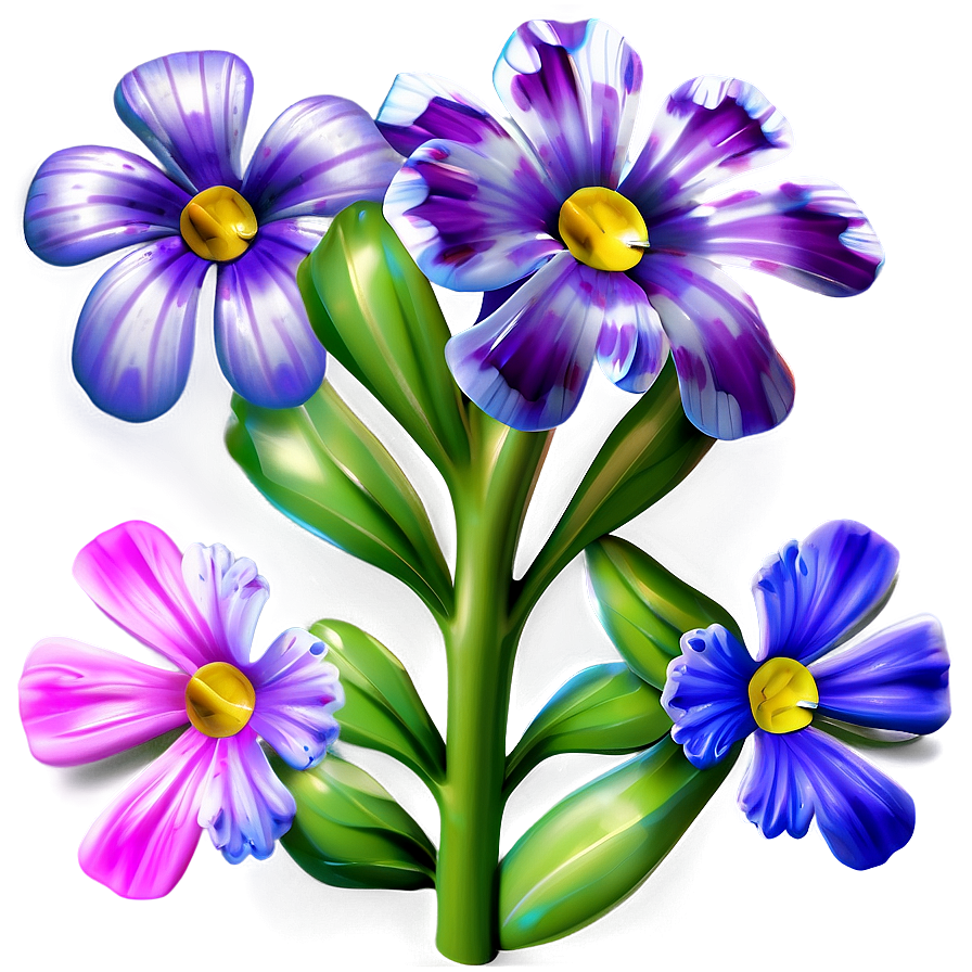 Purple Fantasy Flower Png 05242024 PNG image