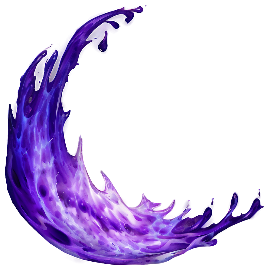 Purple Fire Wave Png 82 PNG image