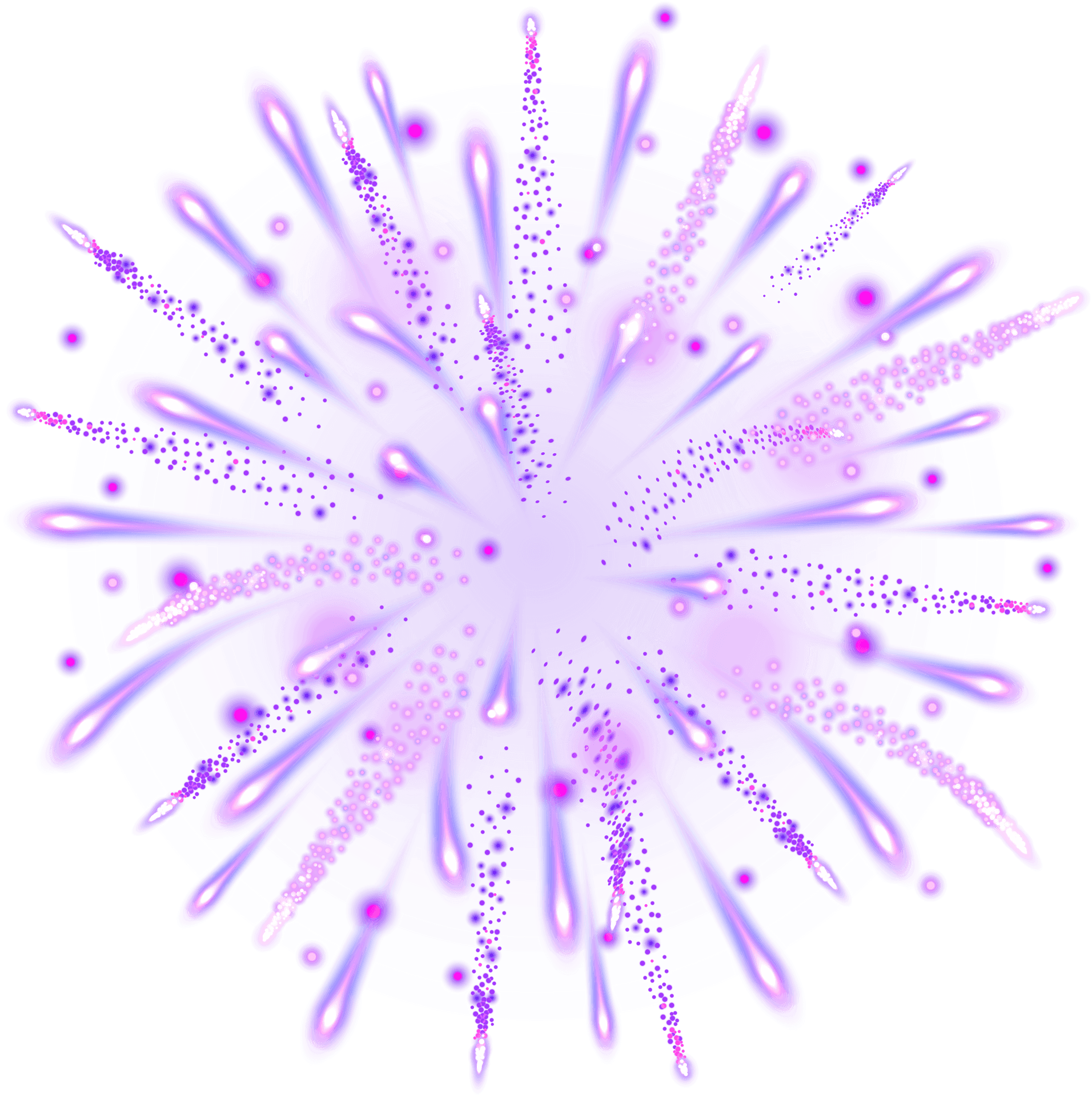 Purple Firework Explosion Clipart PNG image