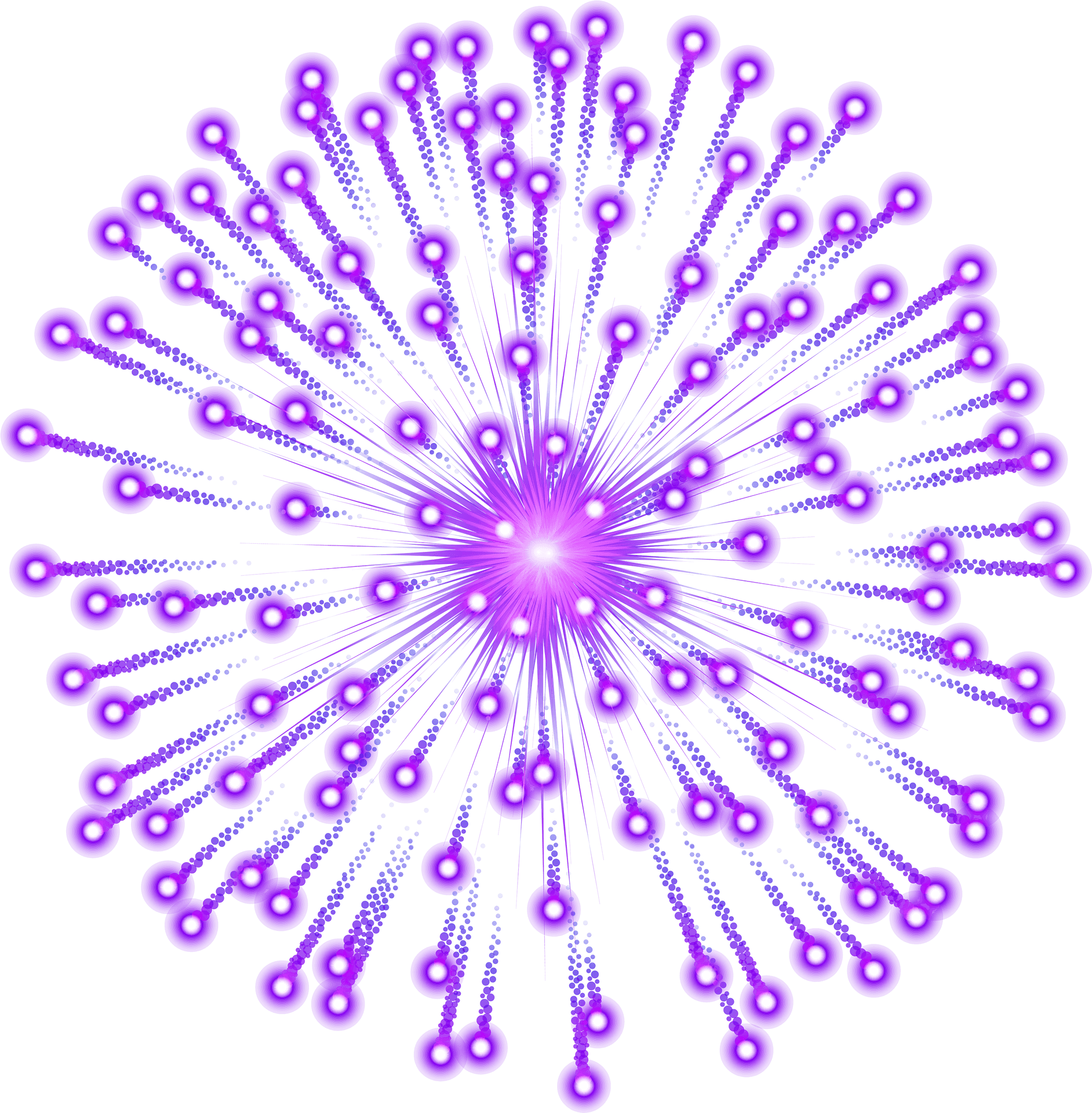 Purple Firework Explosion Graphic PNG image