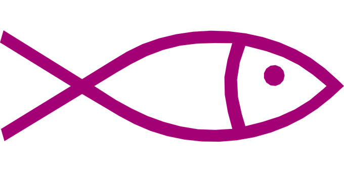 Purple Fish Silhouette PNG image