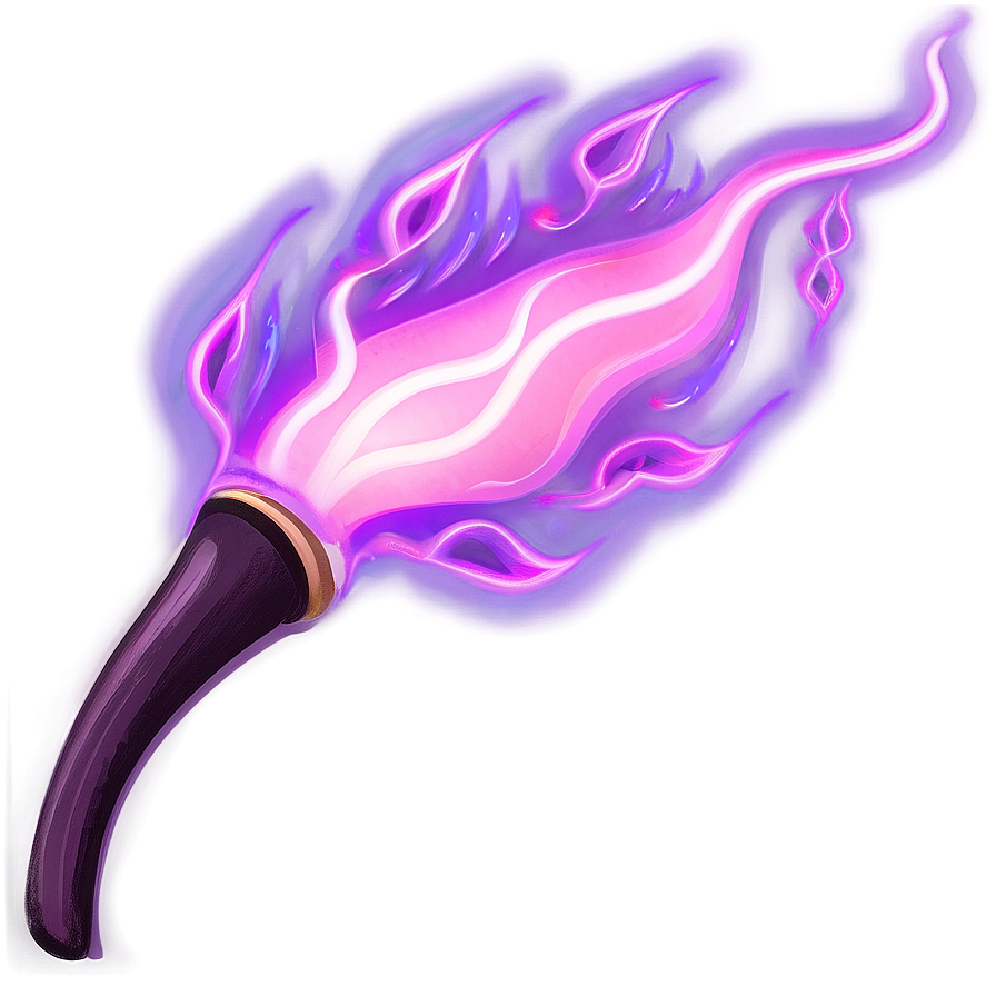 Purple Flame Art Png Pkk PNG image