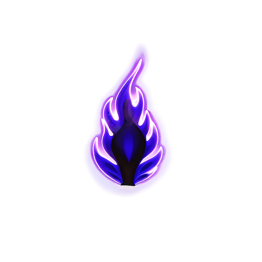 Purple Flame Background Png 8 PNG image